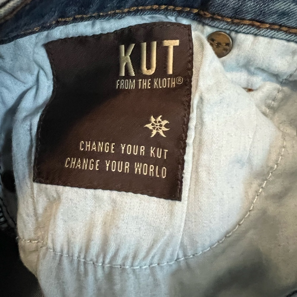 Kut from the Kloth Blue Straight Leg Jeans - Picture 3 of 11